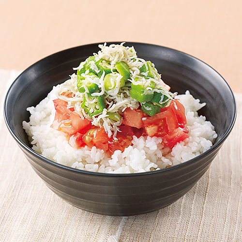 しらすとオクラ丼