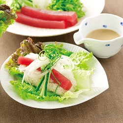 葉野菜手巻き寿司