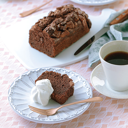 大人のチョコパウンドケーキ