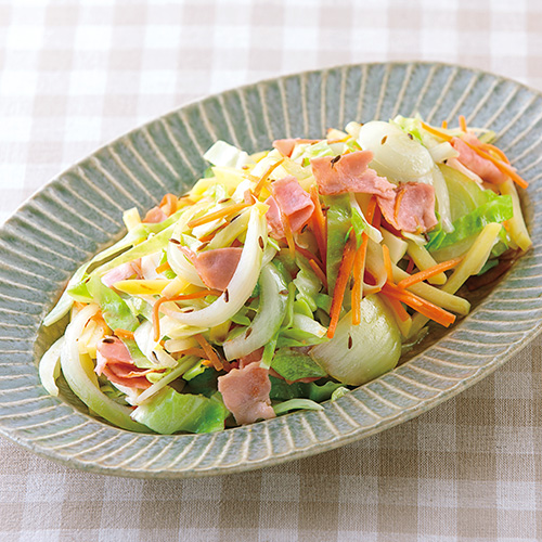 クミン香る野菜炒め