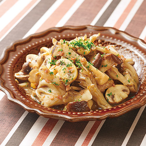 きのこのスペイン風蒸し焼き