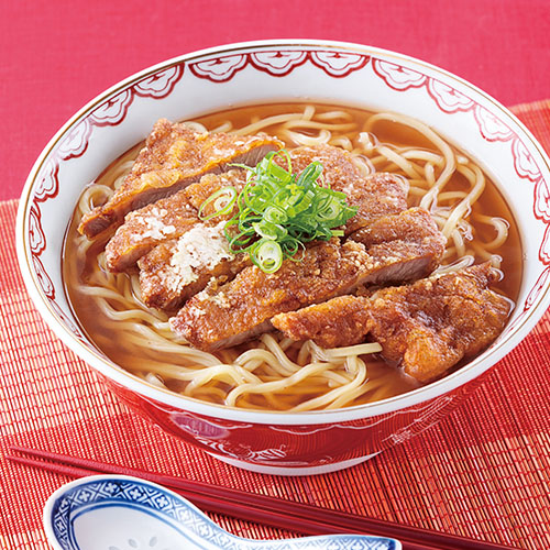 ロース肉で排骨麺(パーコーメン)