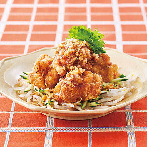 鶏のから揚げ香味ねぎだれ