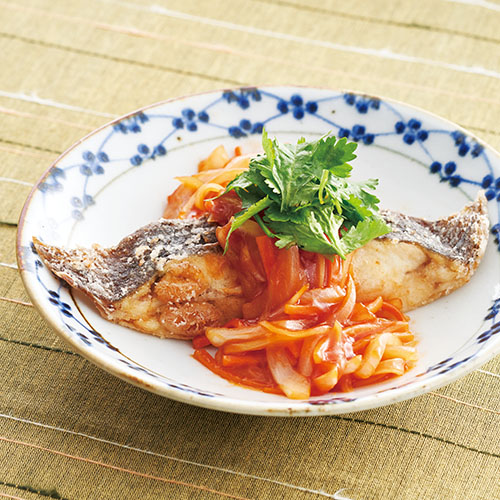 かれいの野菜あんかけ