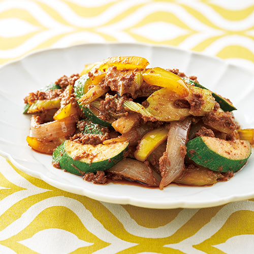 肉みそ野菜炒め