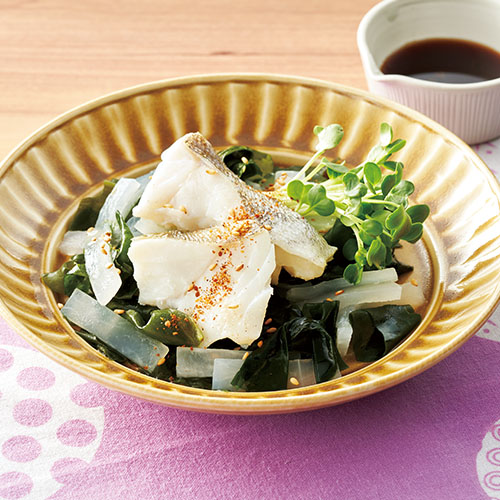 たらのレンジ蒸し