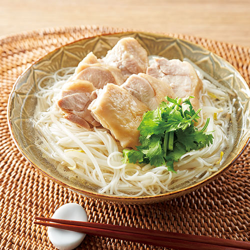 鶏がらスープにゅうめん