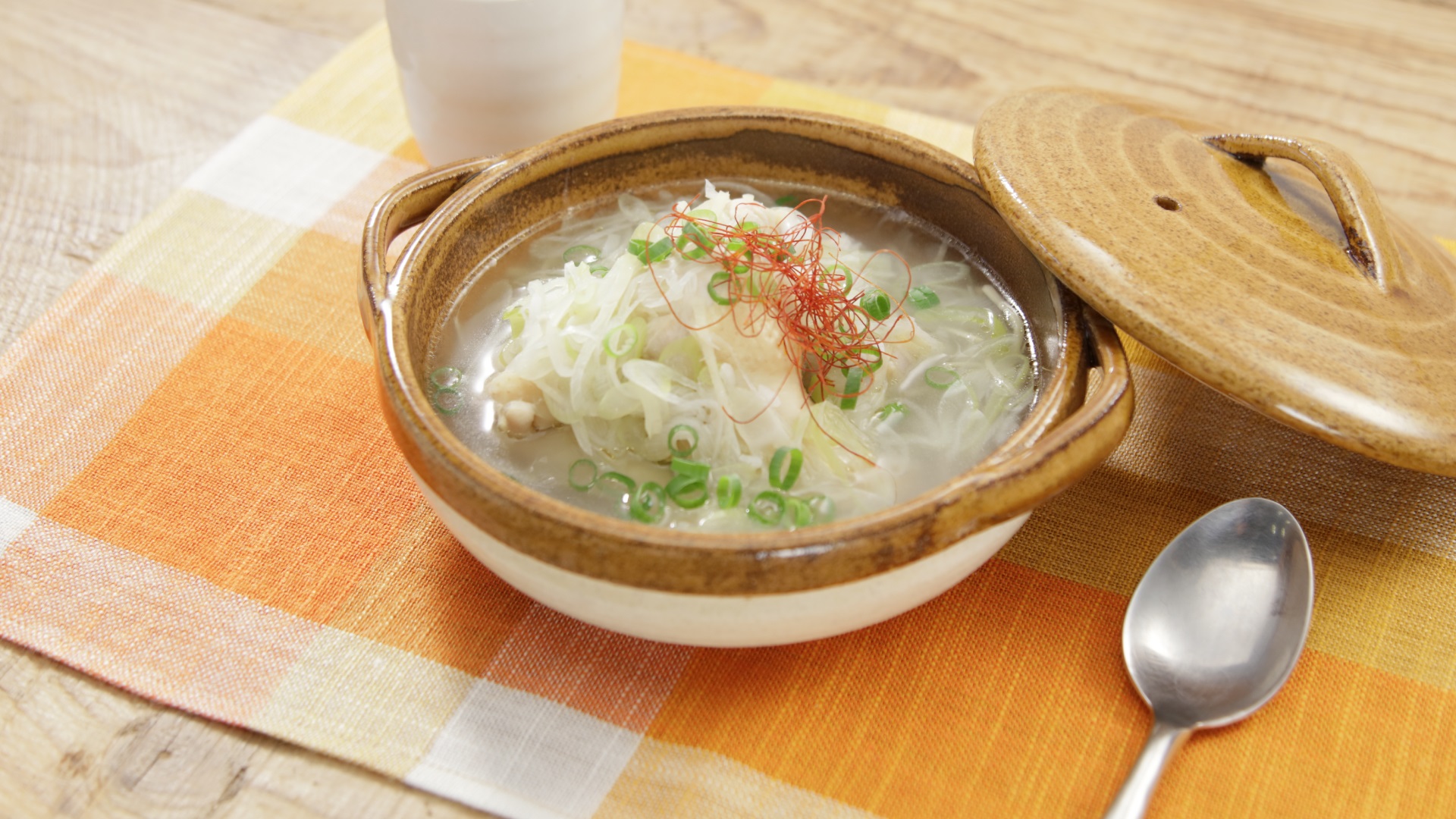 寒い日に食べたい！参鶏湯風スープ