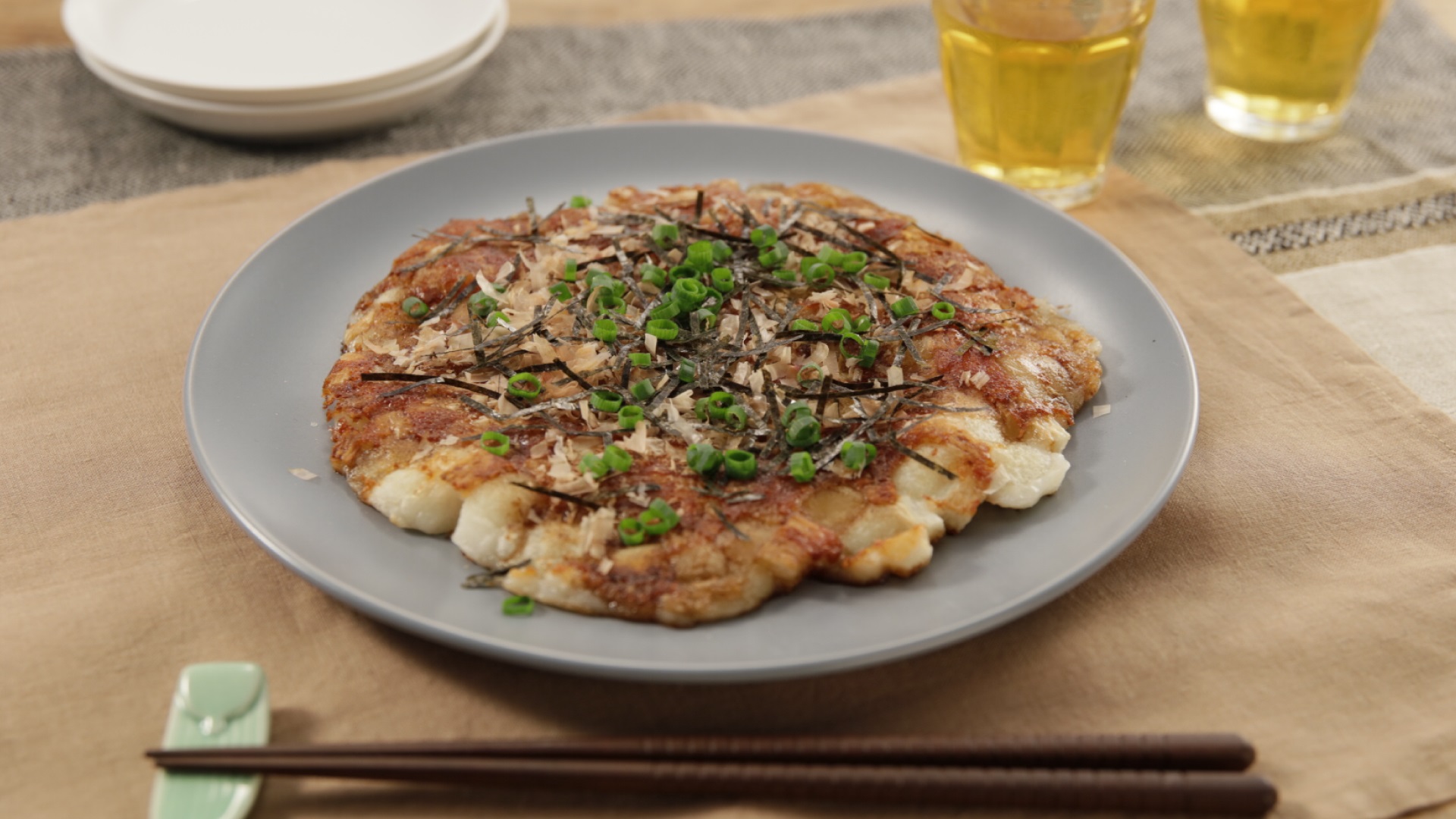 長芋とお餅のバター醤油焼き