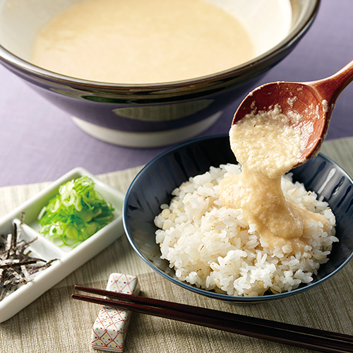 日本に伝わる食の知恵　麦とろご飯