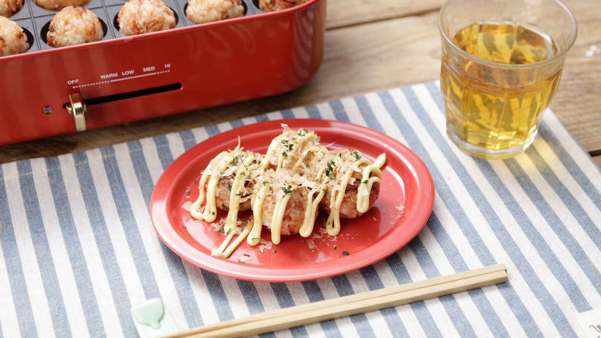 簡単にできる！たこ焼き風おにぎり