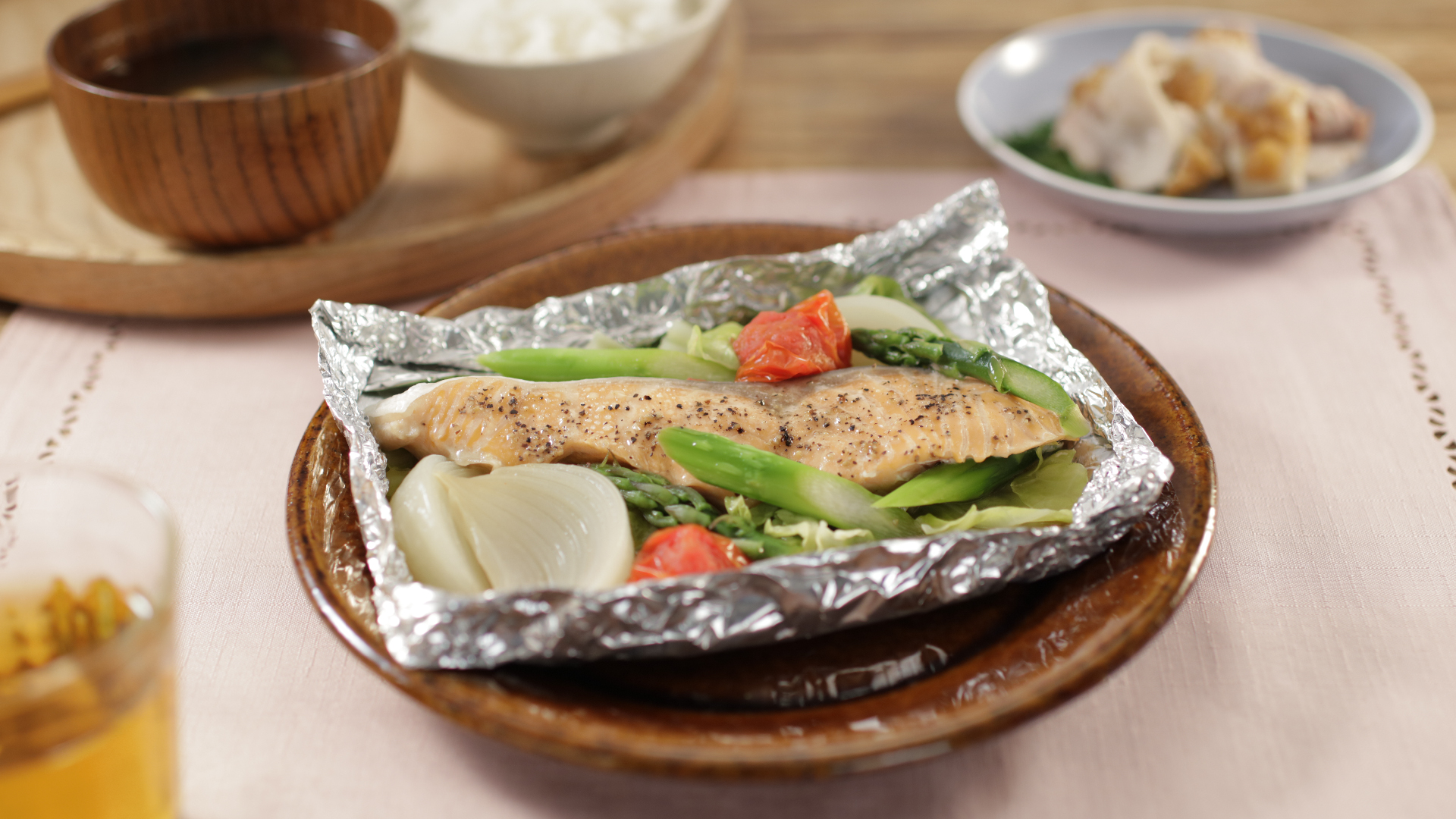 q気分 春野菜と鮭のホイル焼き おすすめレシピ ダイエー食の情報