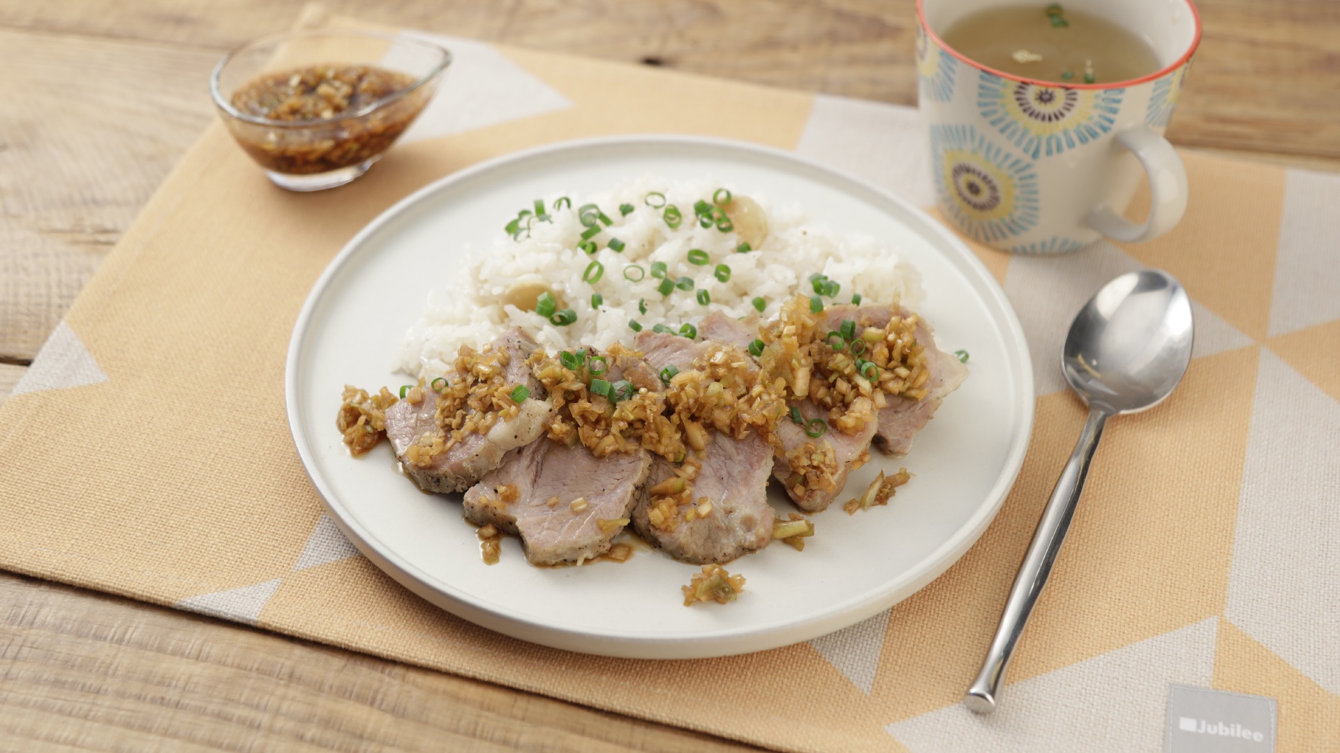 炊飯器で作る！もっちり蒸し豚と生姜ごはん