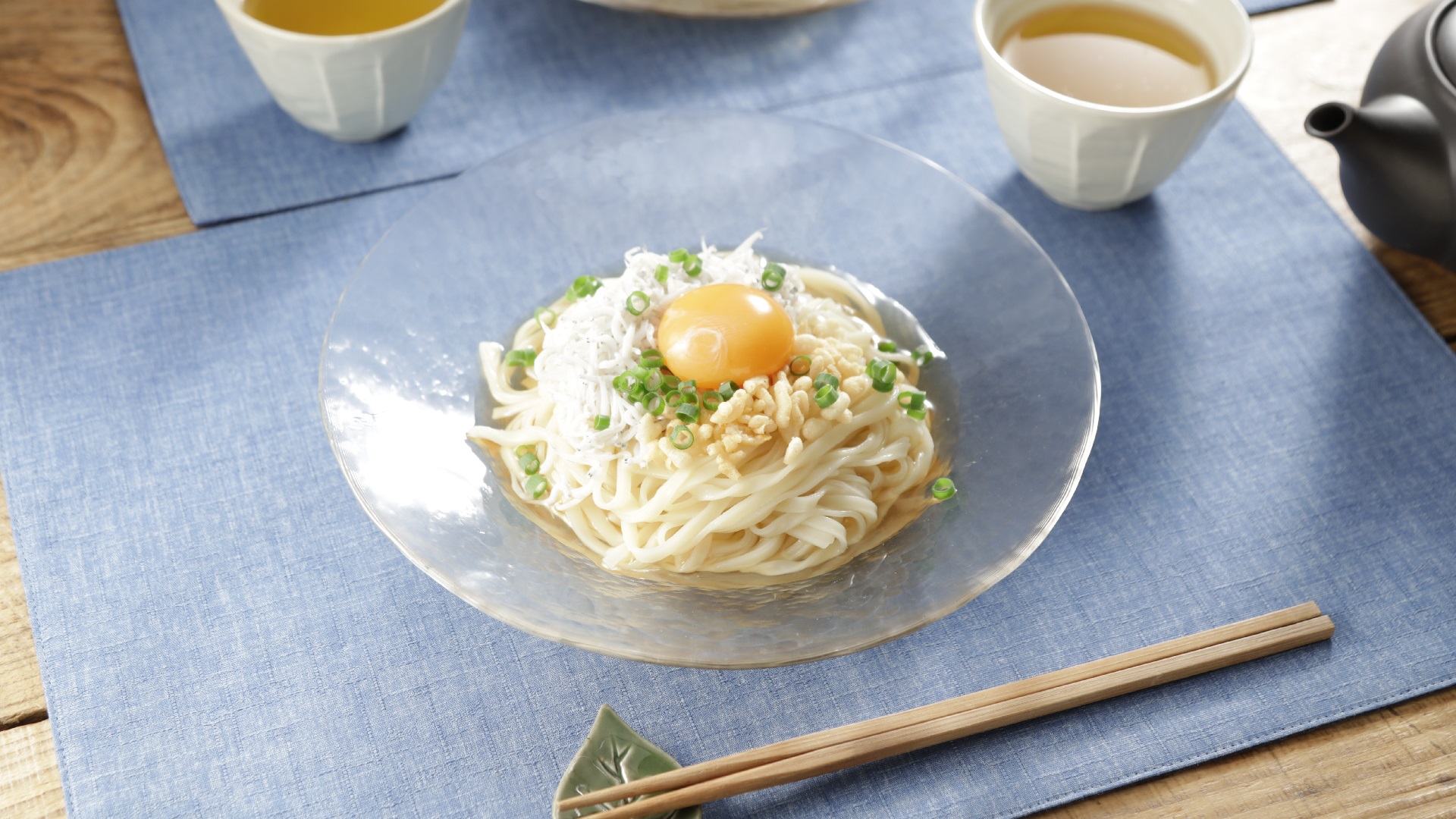 のっけるだけ！冷やししらすうどん