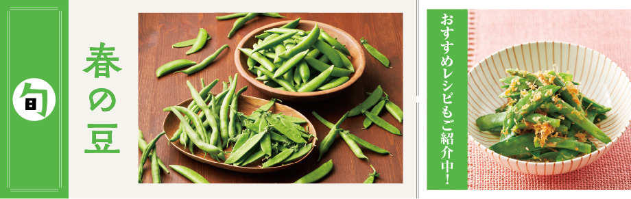 2026年2月の食材　 春の豆 春の豆