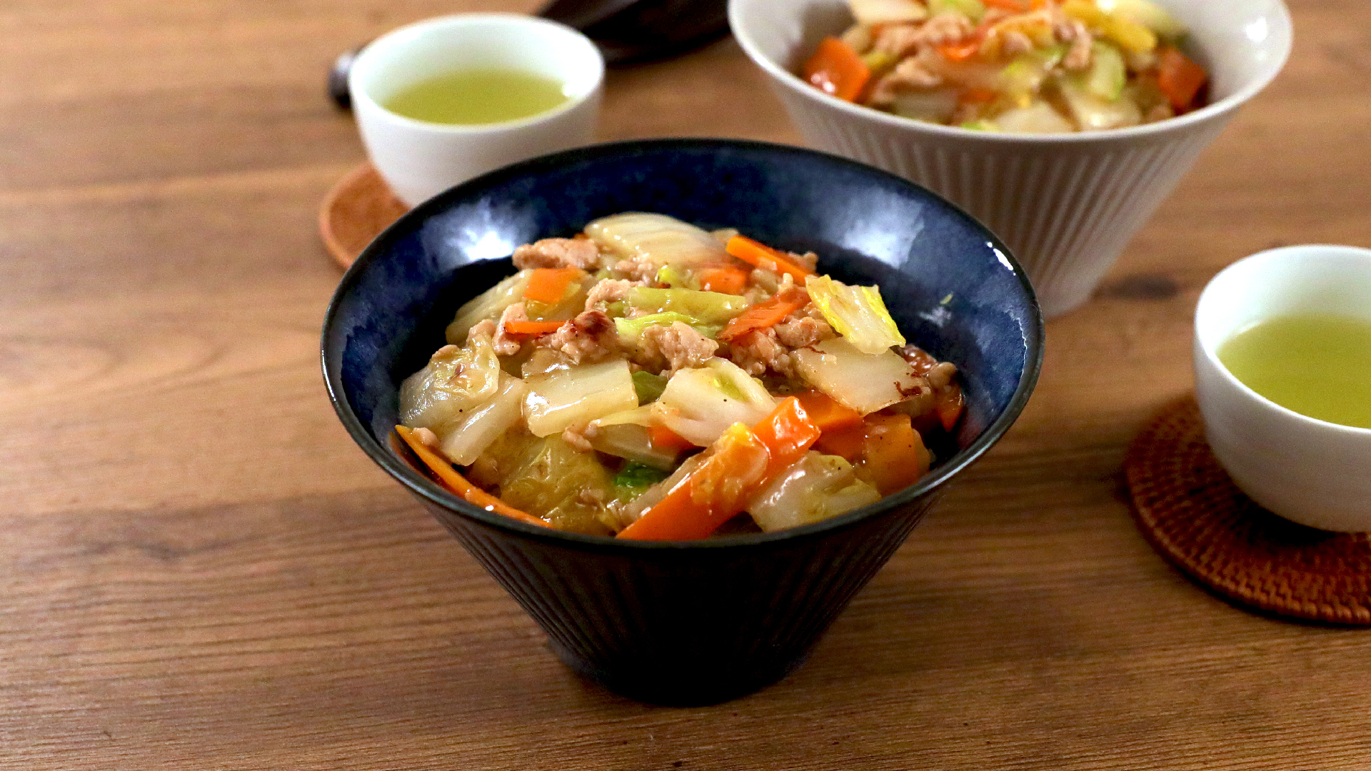 ササっと作れる！ひき肉と白菜の中華丼