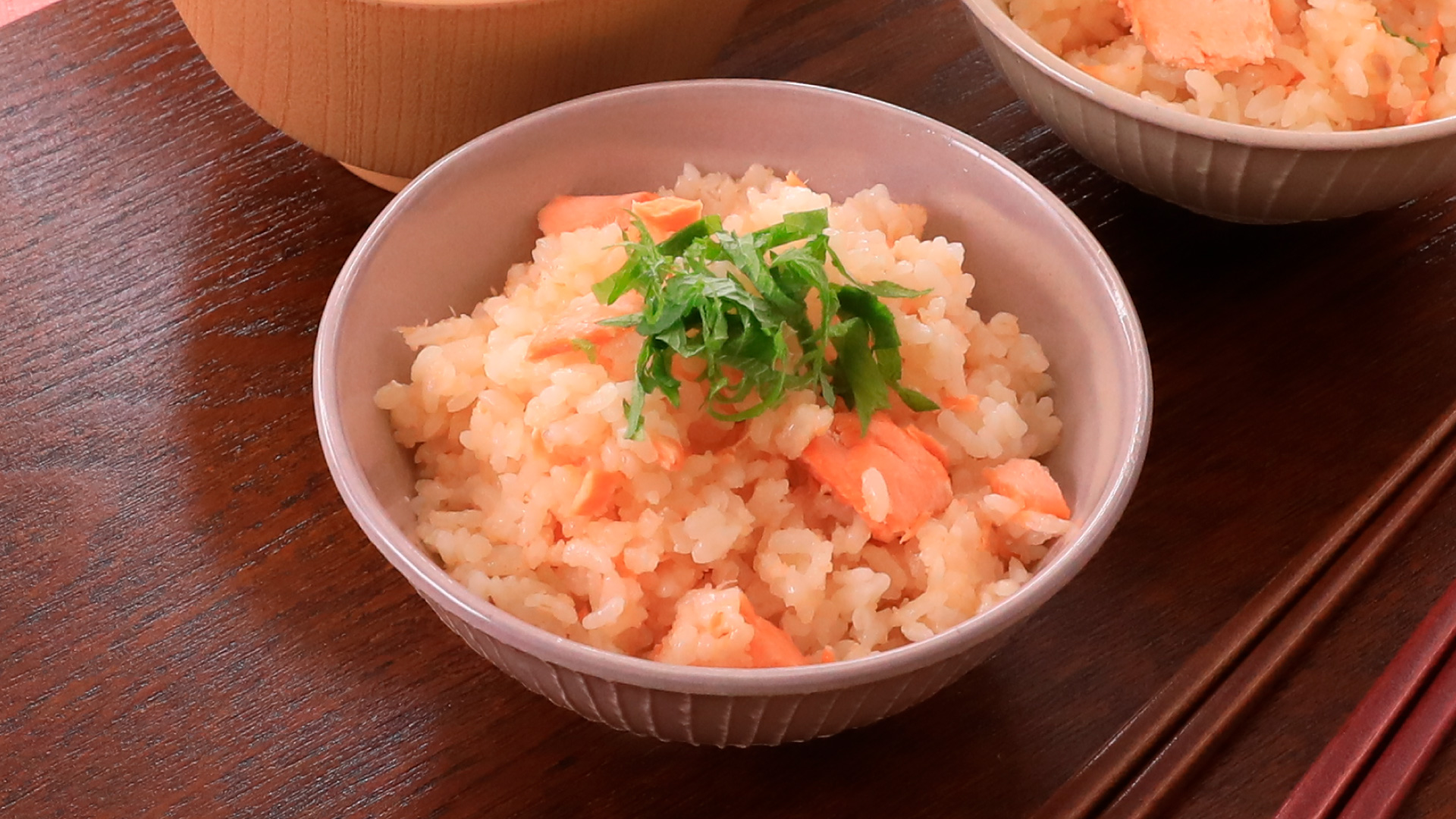 炊飯器でお手軽！鮭バター明太ピラフ