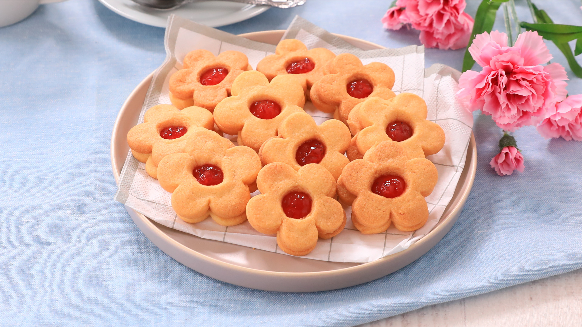 はさむだけで簡単♪ジャムサンドクッキー