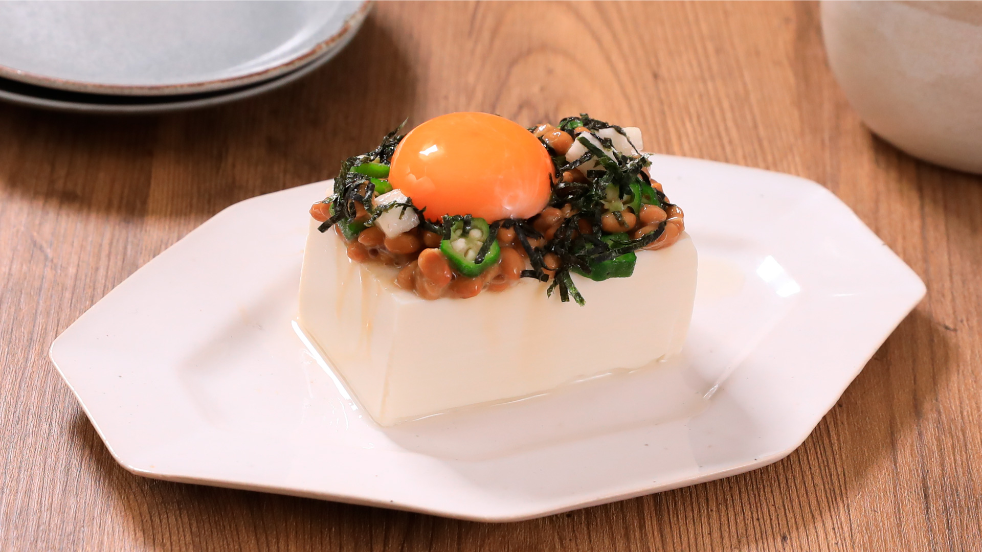 5分で簡単！長いもと納豆のネバネバ冷奴