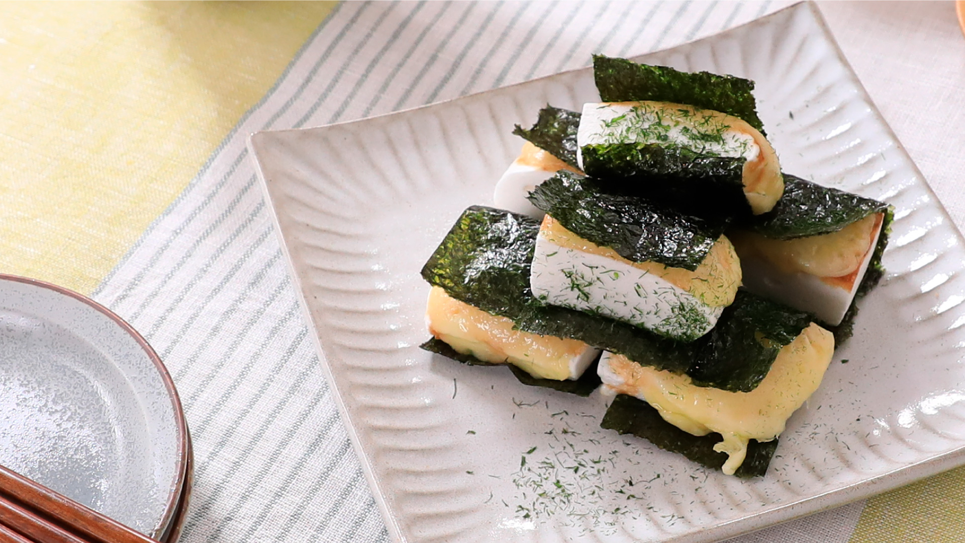 トースターで！磯辺風はんぺん焼き