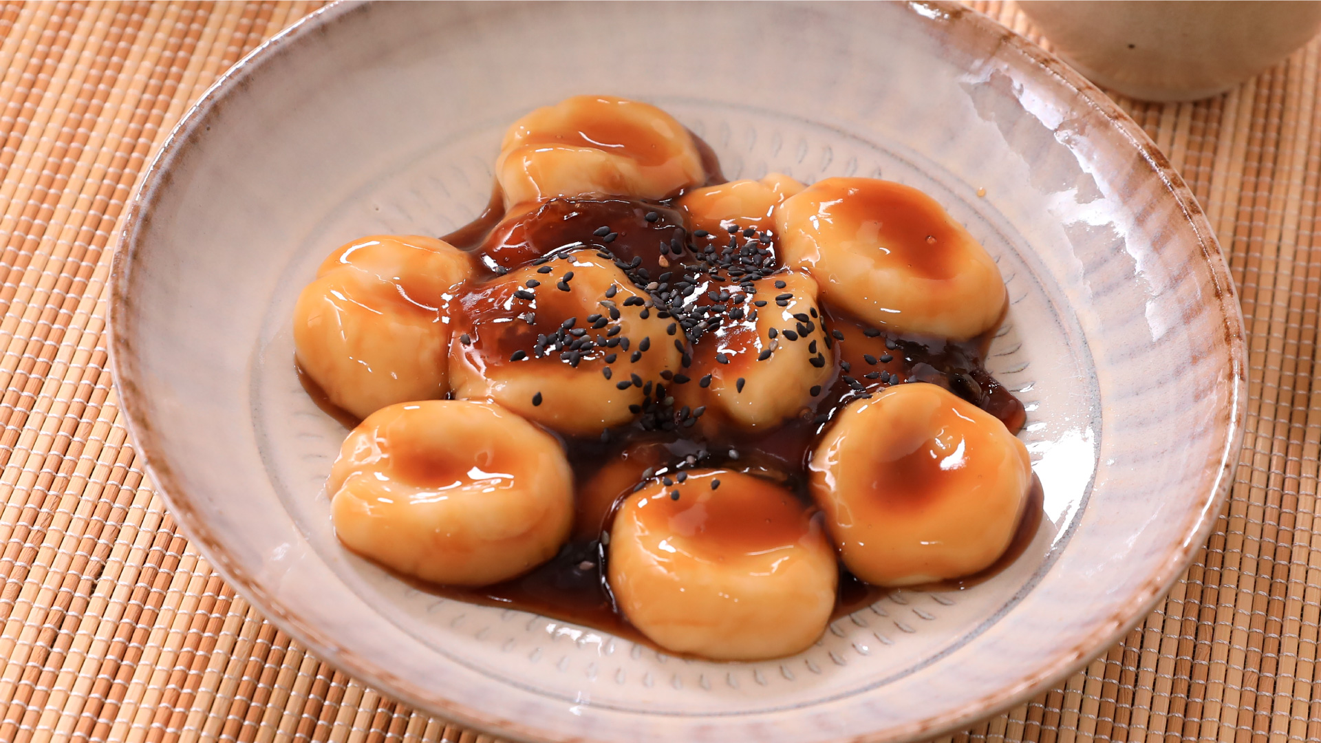 レンジで簡単！みたらし団子