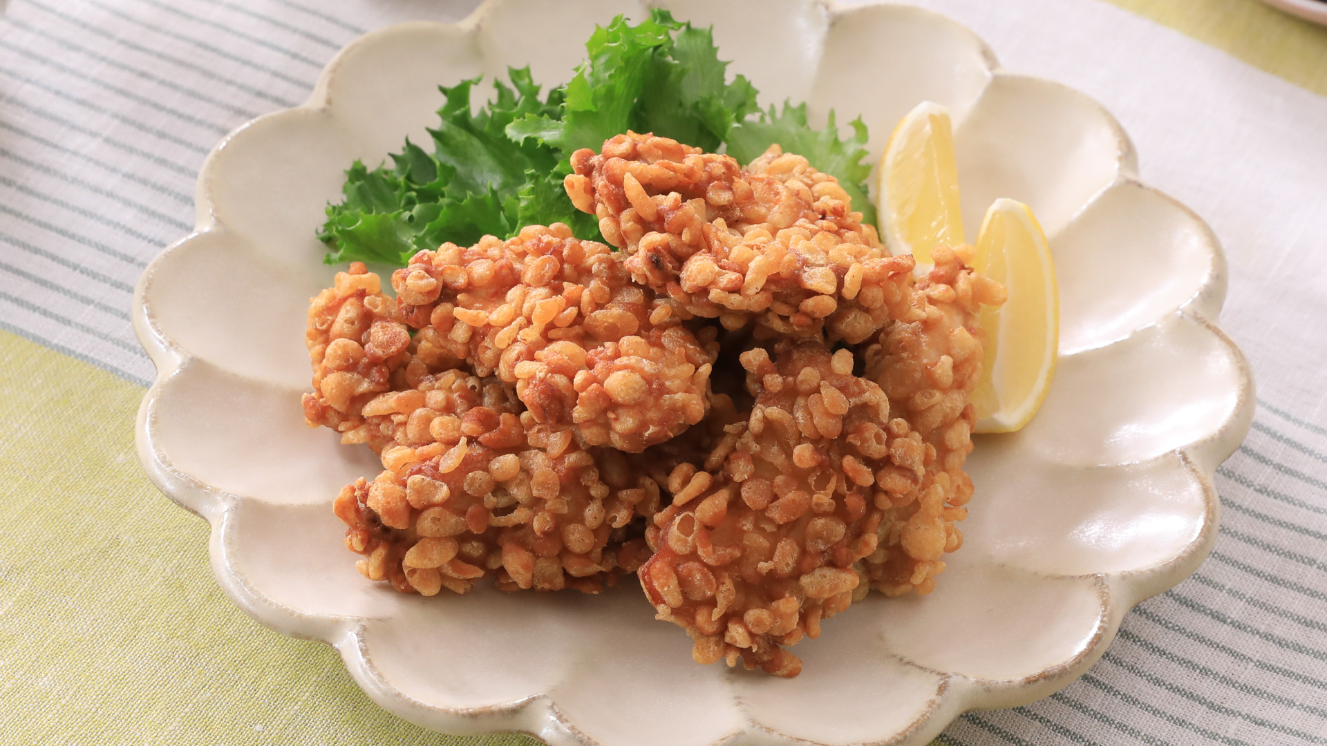 お弁当にもピッタリ！天かす衣のささみ揚げ