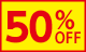 50％OFF