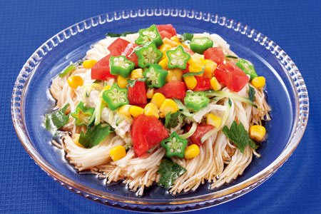 七夕サラダそうめん