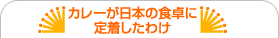 カレーが日本の食卓に定着したわけ