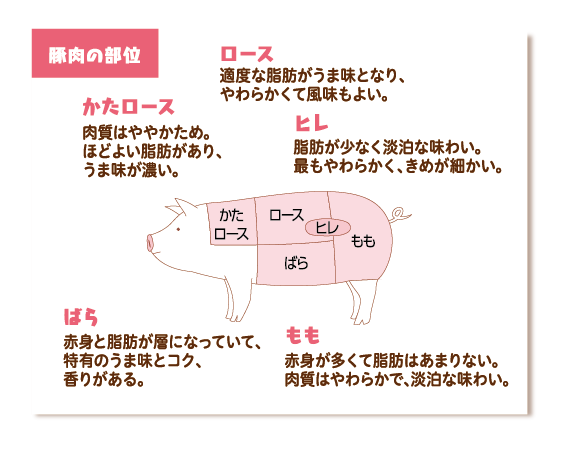 豚肉の部位