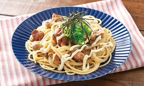 焼き鳥缶パスタ