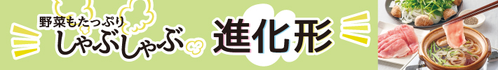 野菜もたっぷり しゃぶしゃぶ進化形