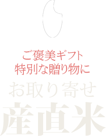 ご褒美ギフト特別な贈り物に　お取り寄せ産直米