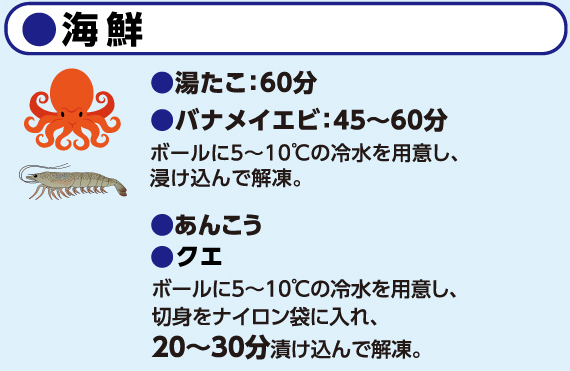 湯たこ、バナメイエビ、あんこう、クエ、たこ、エビ、海鮮、魚