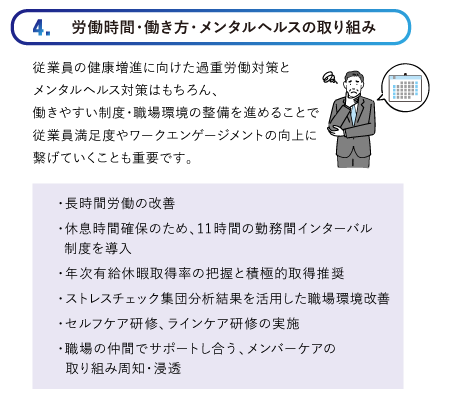 労働時間・働き方・メンタルヘルスの取り組み
