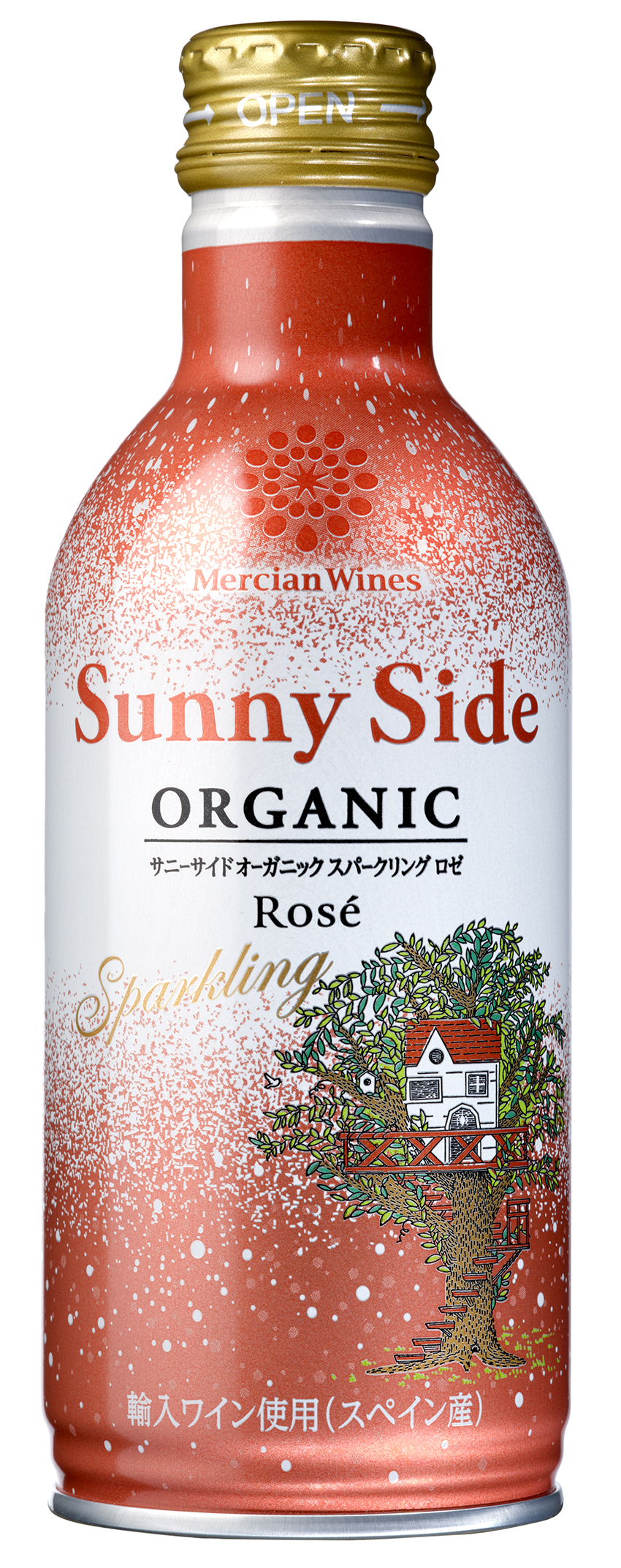 サニーサイド　オーガニック　スパークリング　ロゼ　缶 01
